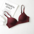 Elegance Seamless Bras for Women Push Up Bras No Wire Brassiere A B Cup Underwear Sexy Bra Three Quarters(3/4 Cup) Bras For Ladies