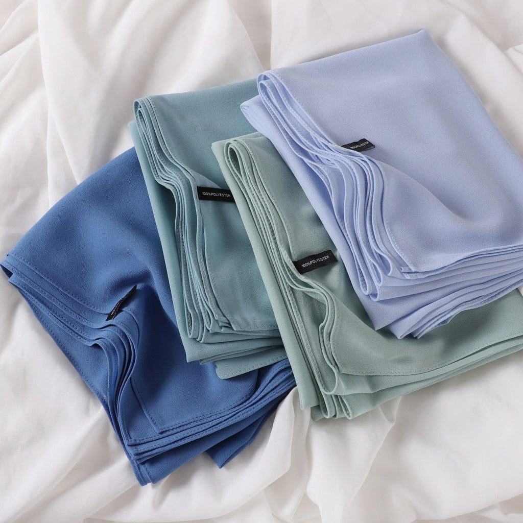 Elegant Chiffon Hijab Scarf - Refined Structure for Modest Wear (MH127)