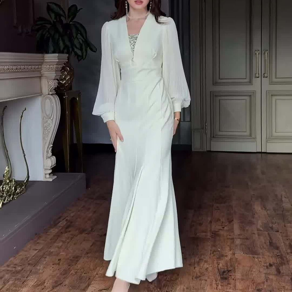 Elegant Empire Waist Formal Dress(MS340)