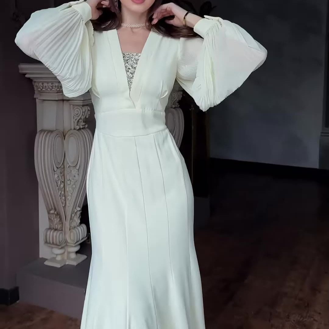 Elegant Empire Waist Formal Dress(MS340)