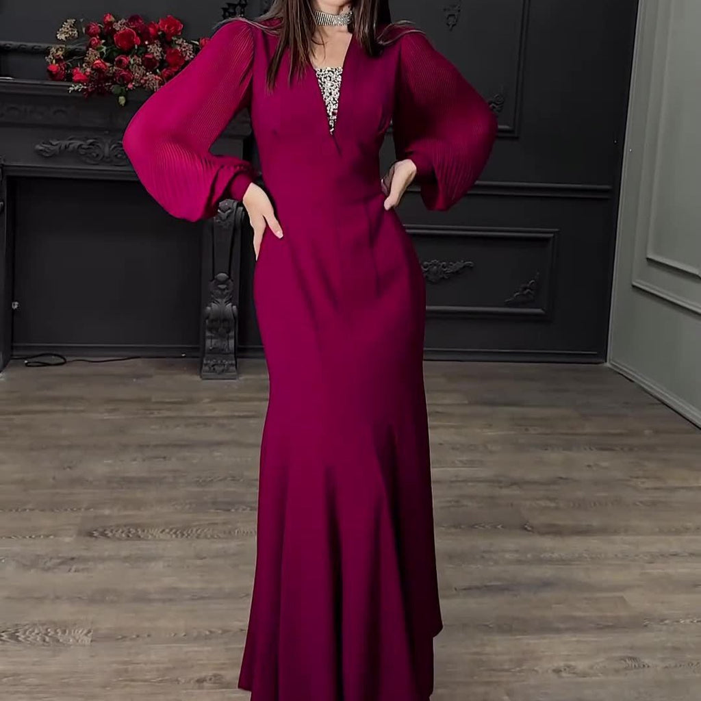 Elegant Empire Waist Formal Dress(MS340)