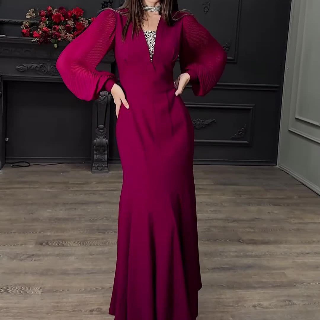 Elegant Empire Waist Formal Dress(MS340)