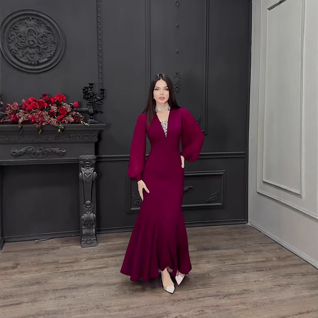 Elegant Empire Waist Formal Dress(MS340)