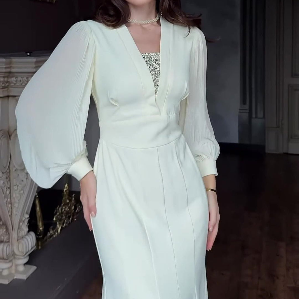 Elegant Empire Waist Formal Dress(MS340)
