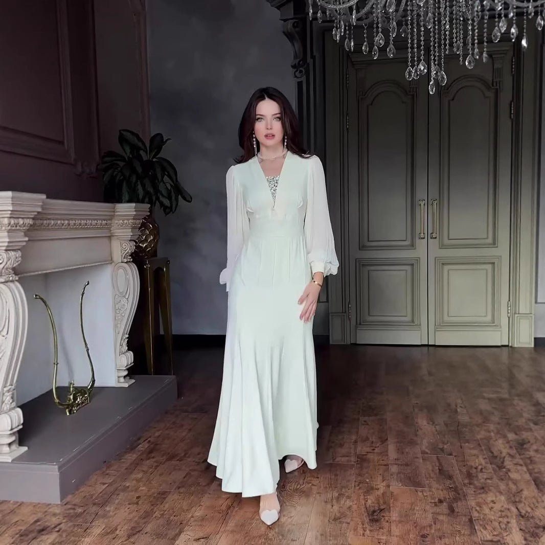 Elegant Empire Waist Formal Dress(MS340)