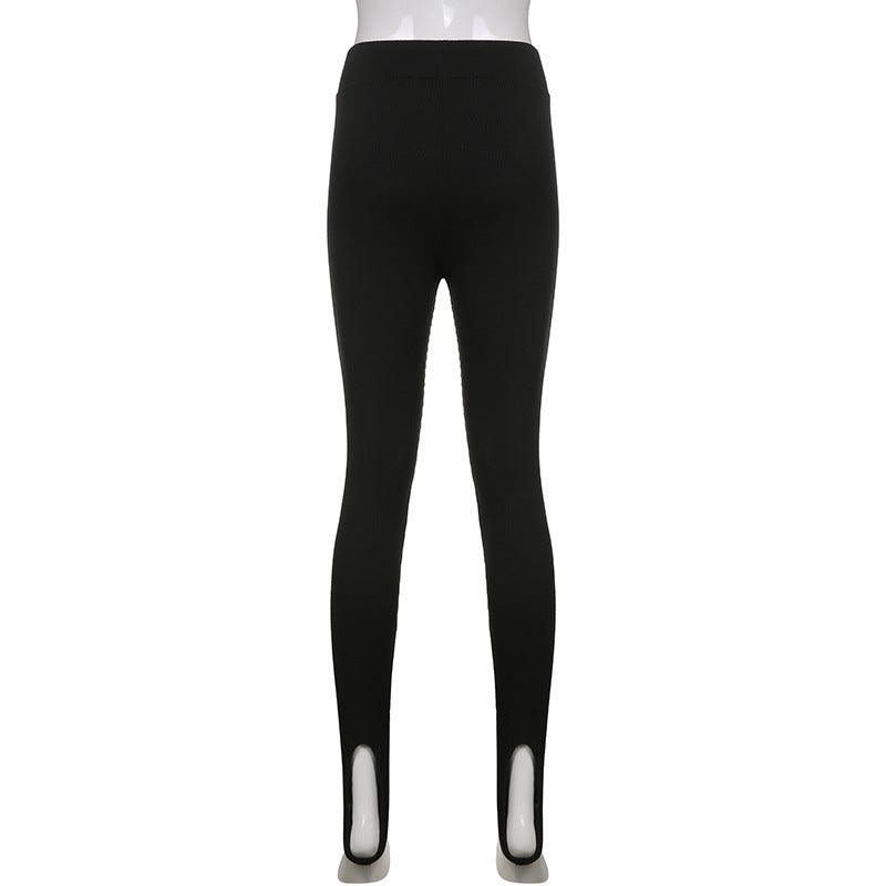 Elegant High Waist Cotton Fitness Basic Pants Casual Spring New Female Skinny Leggings Women Seamless Fitness Leggings Women Seamless Push Up Leggings Workout Pants Breathable Pants