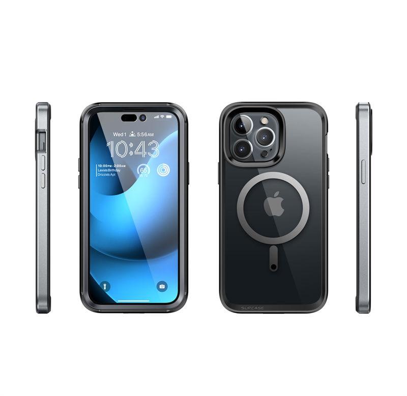 Elegant iPhone 14 Pro Max Case 6.7" Strong Edges Slim Frame Clear Protective Case with Built-in Screen Protector Compatible Shockproof Thin Clear Case Luxury Case For Smartphone