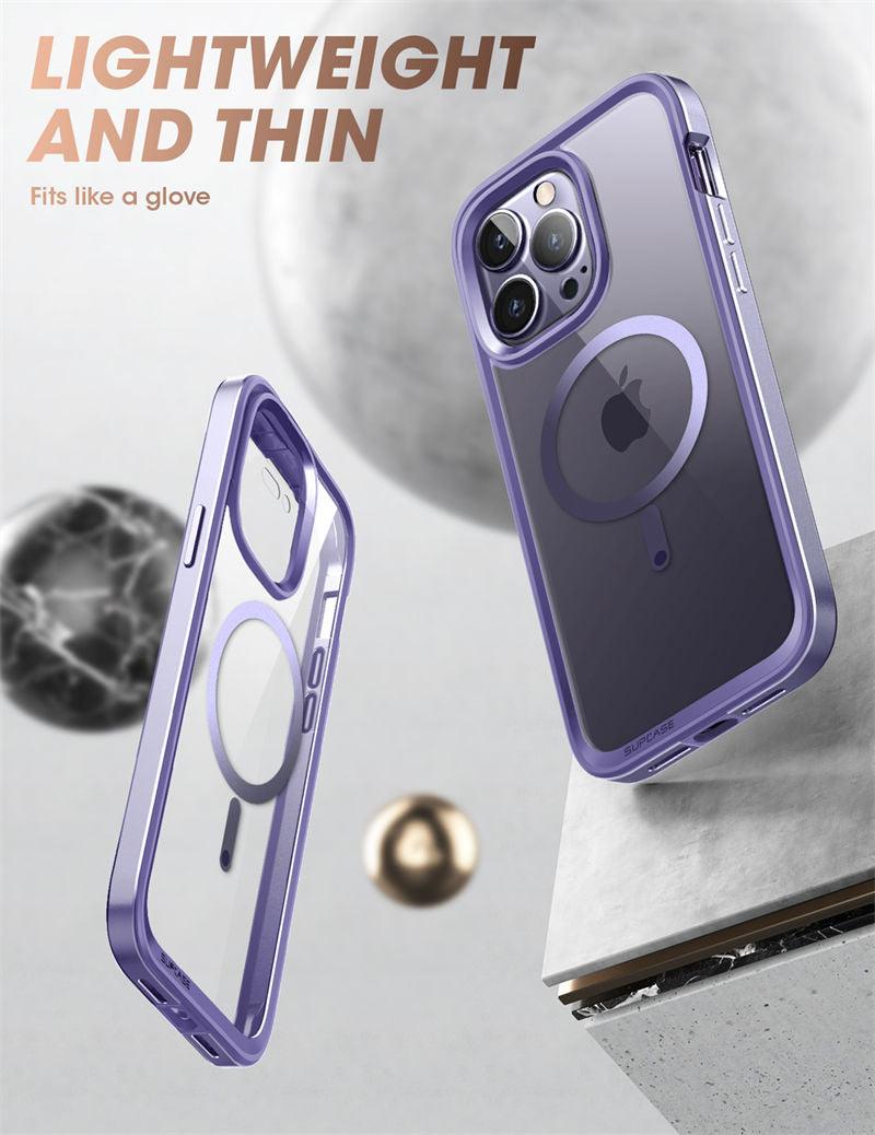Elegant iPhone 14 Pro Max Case 6.7" Strong Edges Slim Frame Clear Protective Case with Built-in Screen Protector Compatible Shockproof Thin Clear Case Luxury Case For Smartphone