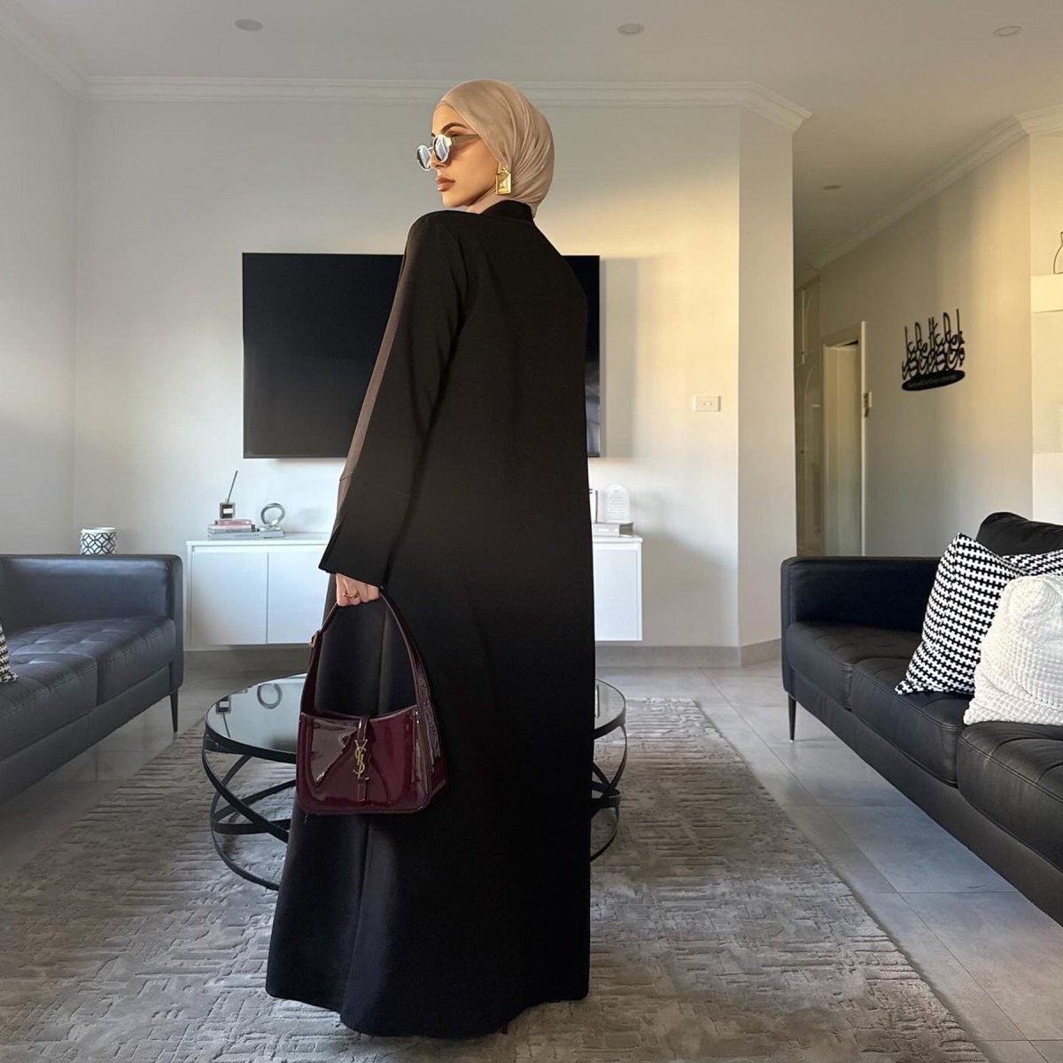Elegant Long Cardigan & Maxi Skirt Set(MS175)