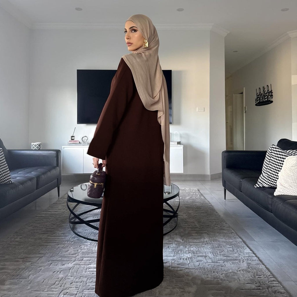 Elegant Long Cardigan & Maxi Skirt Set(MS175)