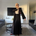 Elegant Long Cardigan & Maxi Skirt Set(MS175)
