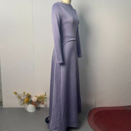 Elegant Long Sleeve Modest Gown(MS297)