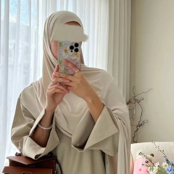 Elegant Loose Abaya with Pockets (MA104)