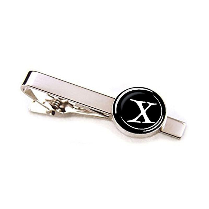 Elegant Men Fashion 26 Alphabet Letters Tie Clips Letter Tie Clip Men's Fashion Tie Pin Buckle Clip Tie Decoration Suit Accessories  Name Letters Jewelry Men Necktie Clip Pin Suit Accessories Classic Initials Alphabet A-Z Tie Clips