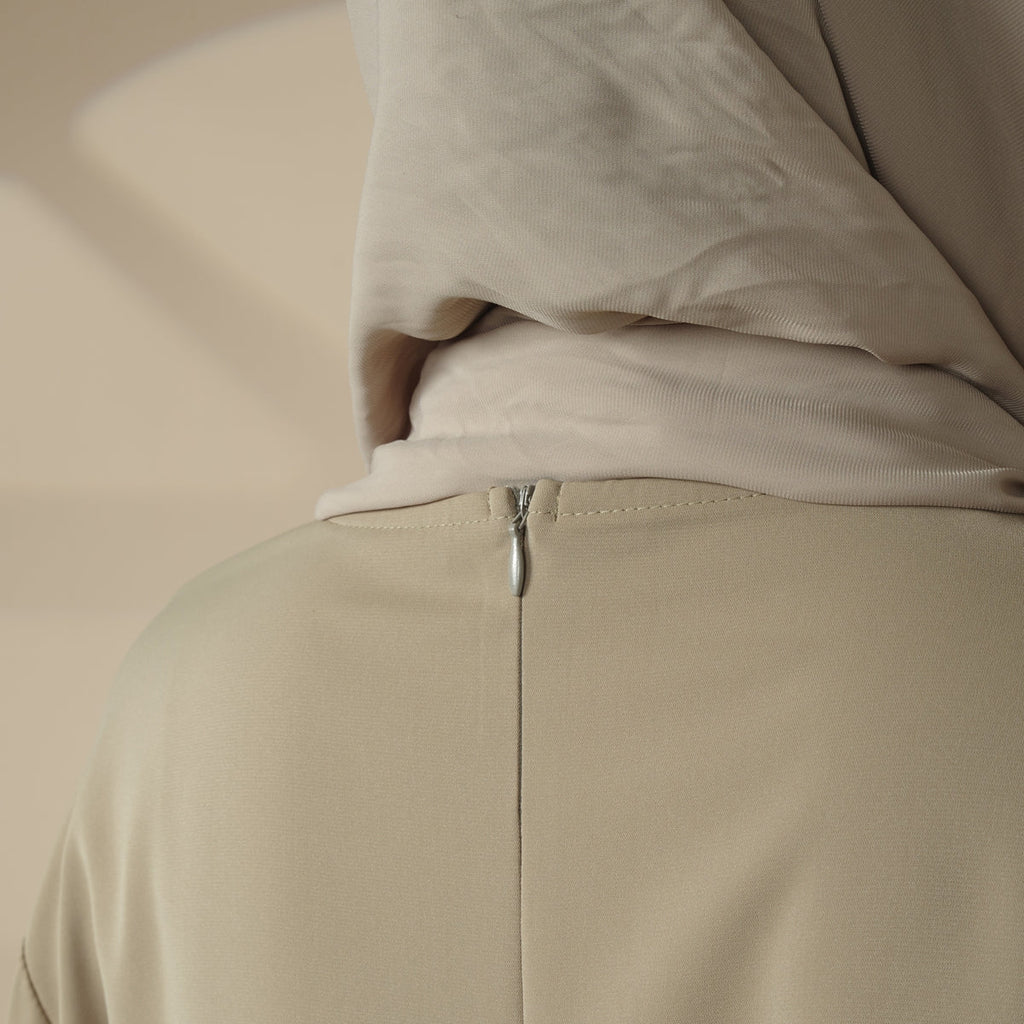 Elegant Solid Color Abaya For Muslimahs (MA036)