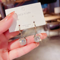 Elegant Sparkling Dangle  Rhinestone Earrings (MAC324)