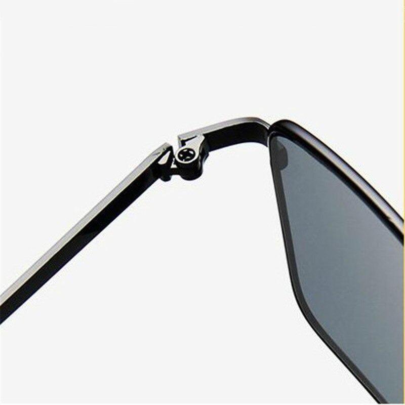 Elegant Square Sunglasses For Women Luxury Eyewear For Women/Men High Quality Metal Glasses For Women Outdoor Lightweight Sunglasses For Men Retro Design