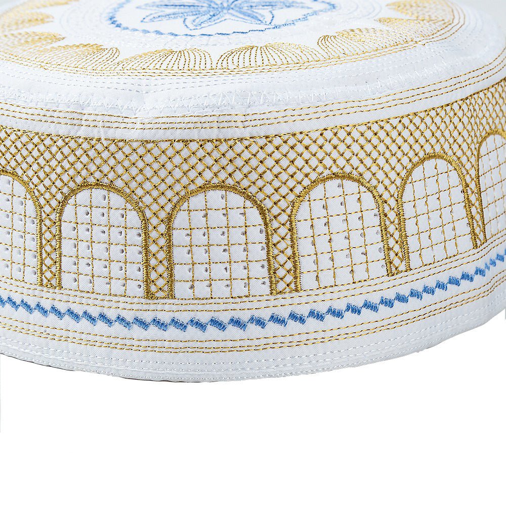 Embroidered Kufi Prayer Cap(MR088)