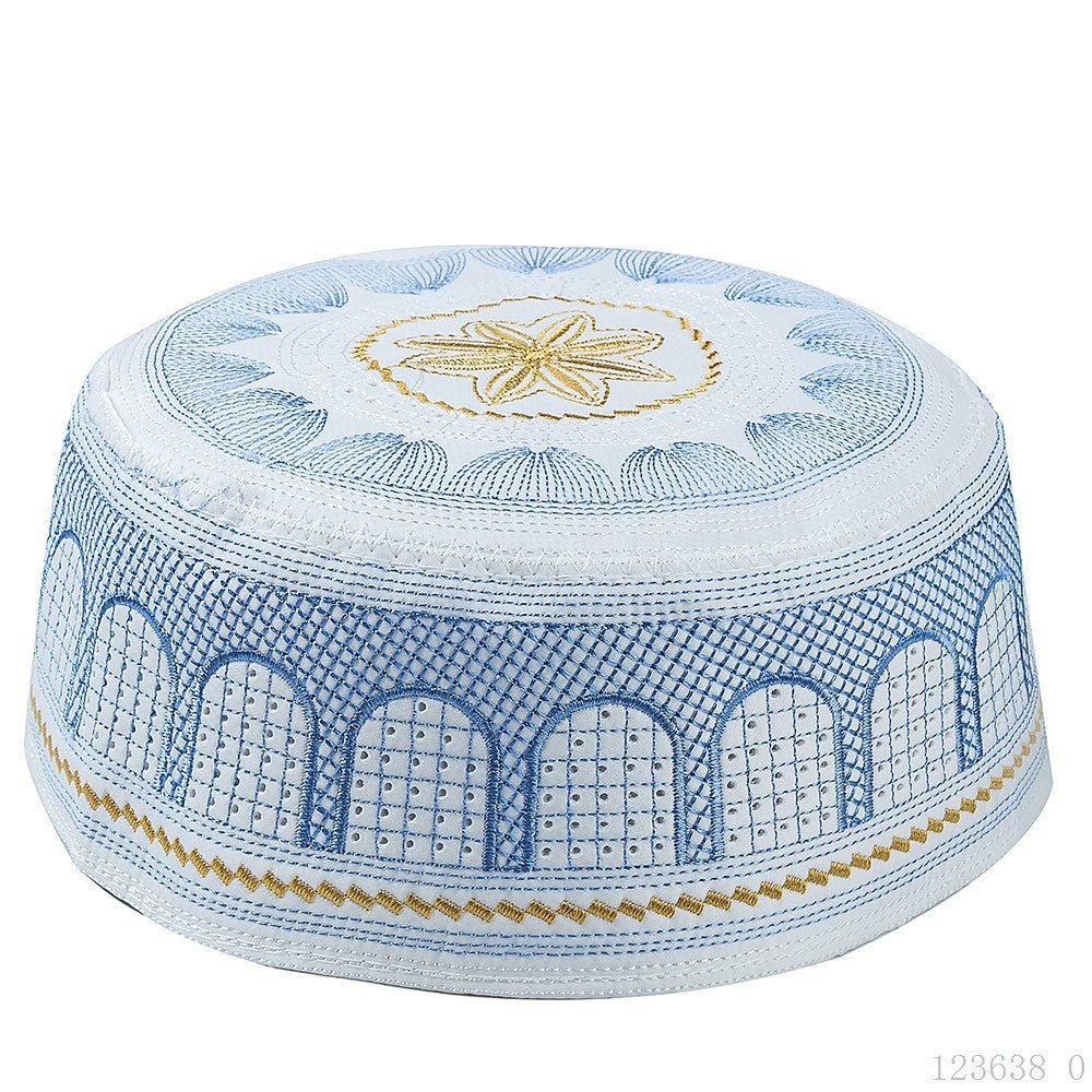 Embroidered Kufi Prayer Cap(MR088)