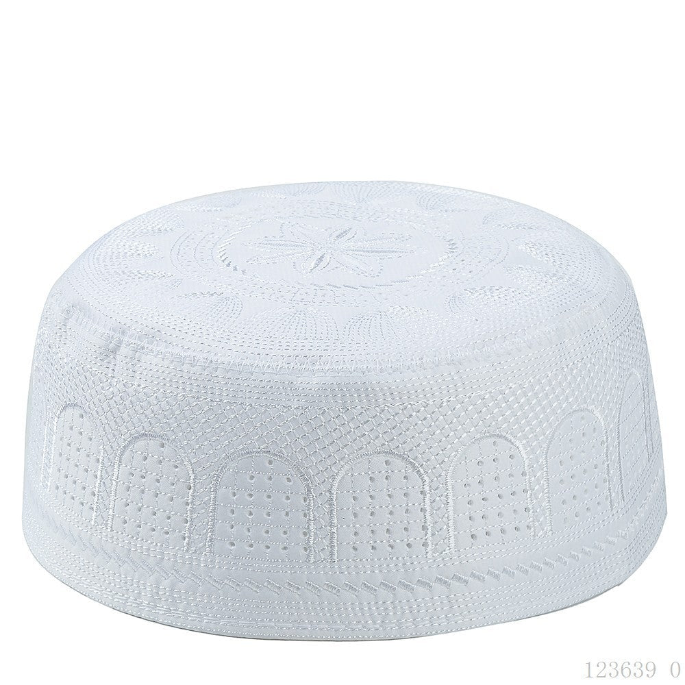 Embroidered Kufi Prayer Cap(MR088)