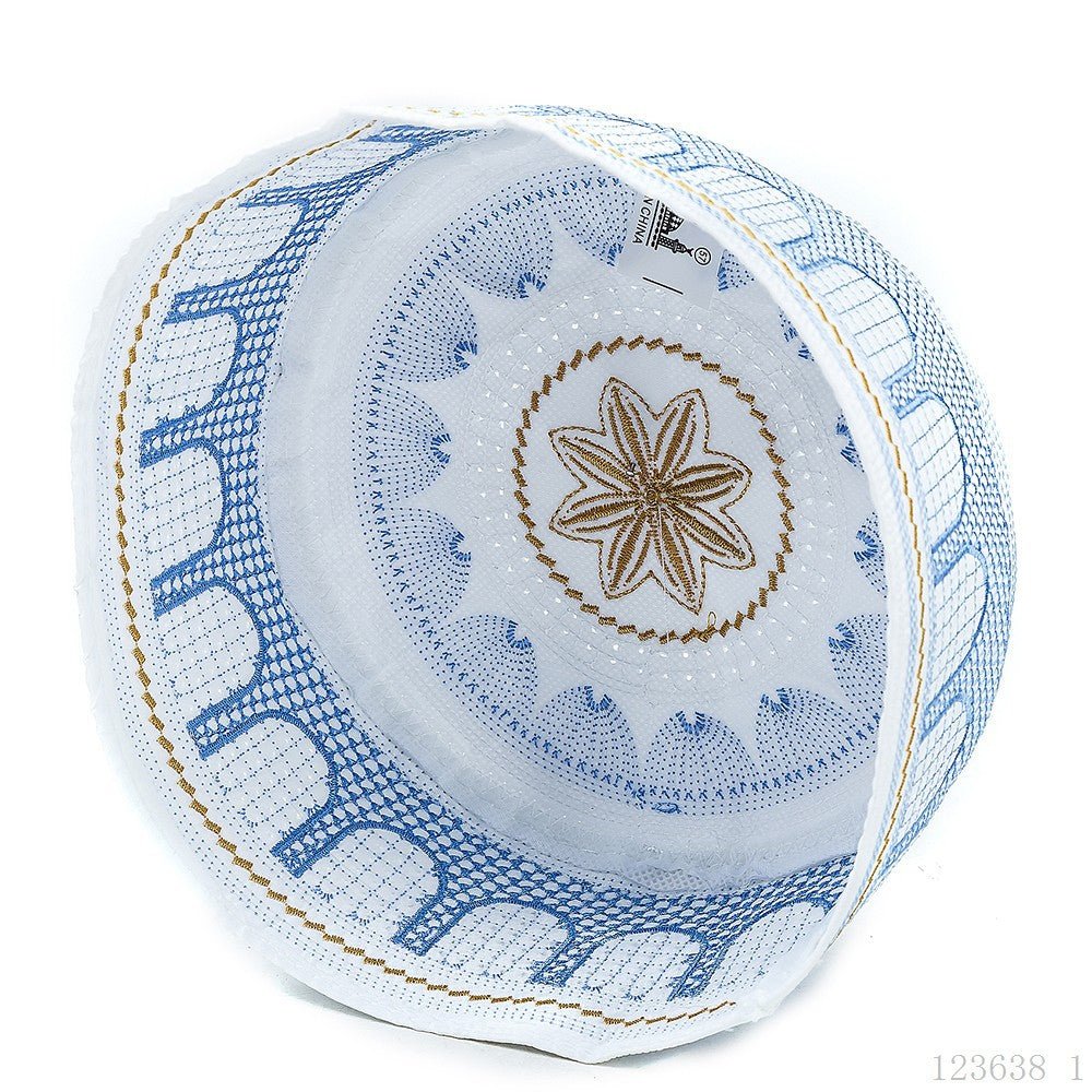 Embroidered Kufi Prayer Cap(MR088)