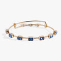 September Birthstone Emerald Cut Bangle
