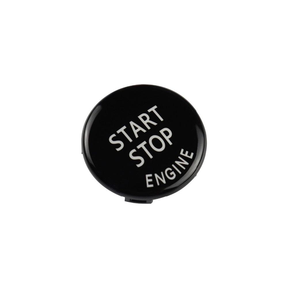 Engine START STOP Sports Engine Start Stop Button Cover Keyless Go Ignition Sticker Start Stop Engine Button Switch Cover Button Accessories Key Decor for Car Replace Cover