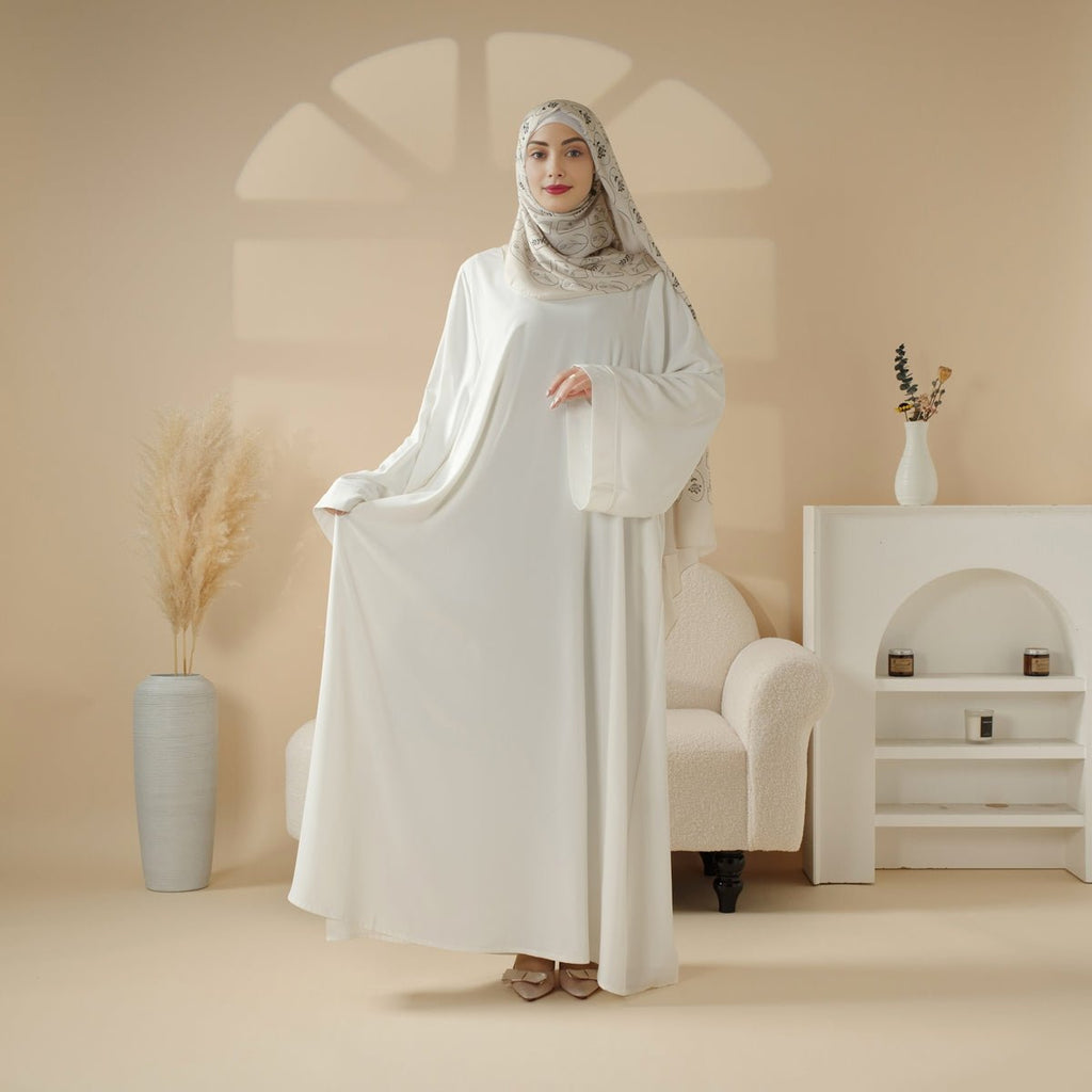Essential Premium Loose Fit Abaya 2-Piece Set with Versatile Pockets (MA120)