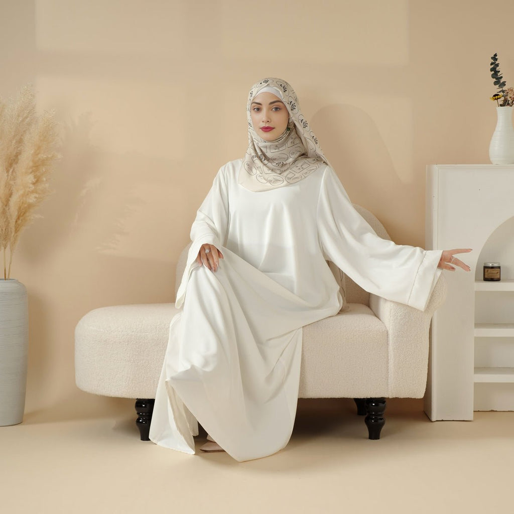 Essential Premium Loose Fit Abaya 2-Piece Set with Versatile Pockets (MA120)