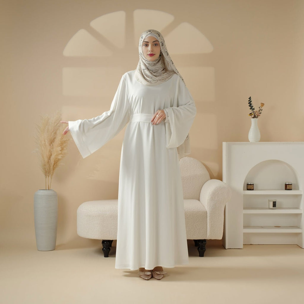 Essential Premium Loose Fit Abaya 2-Piece Set with Versatile Pockets (MA120)