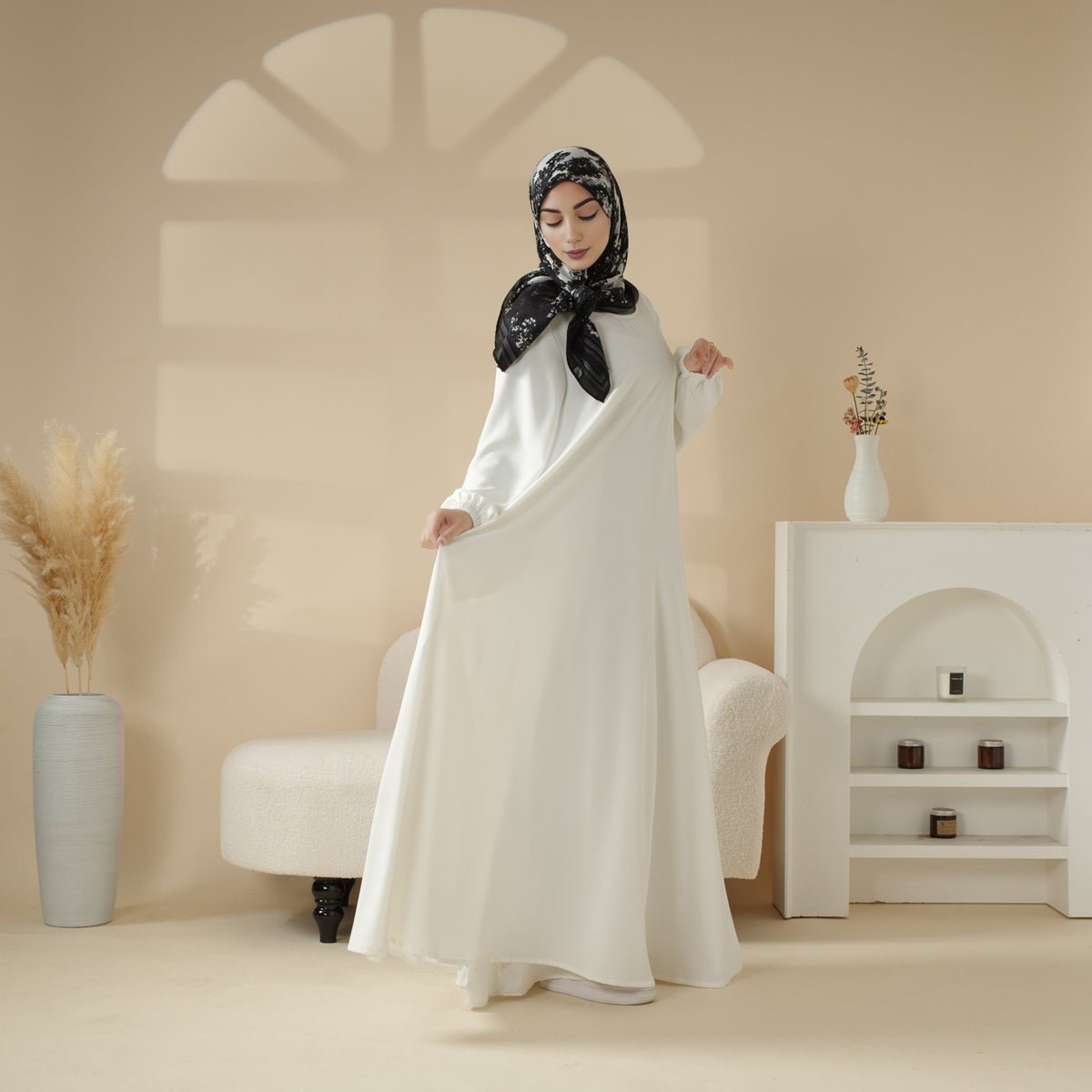 Essential Premium Versatile Pockets Umbrella Cut Abaya (MA113)
