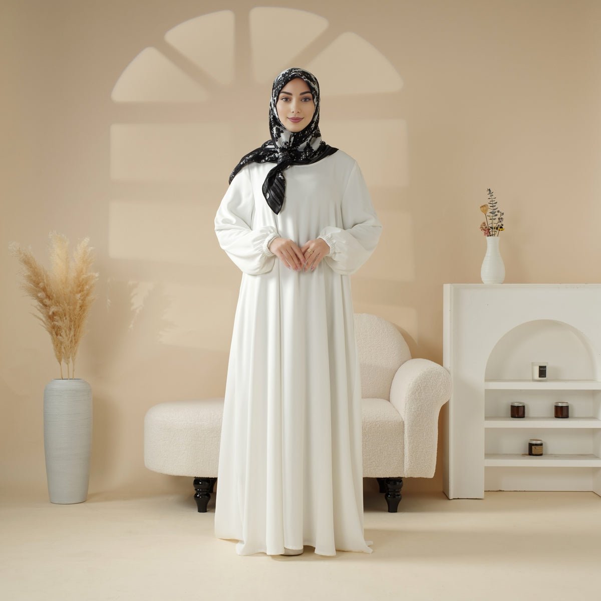 Essential Premium Versatile Pockets Umbrella Cut Abaya (MA113)