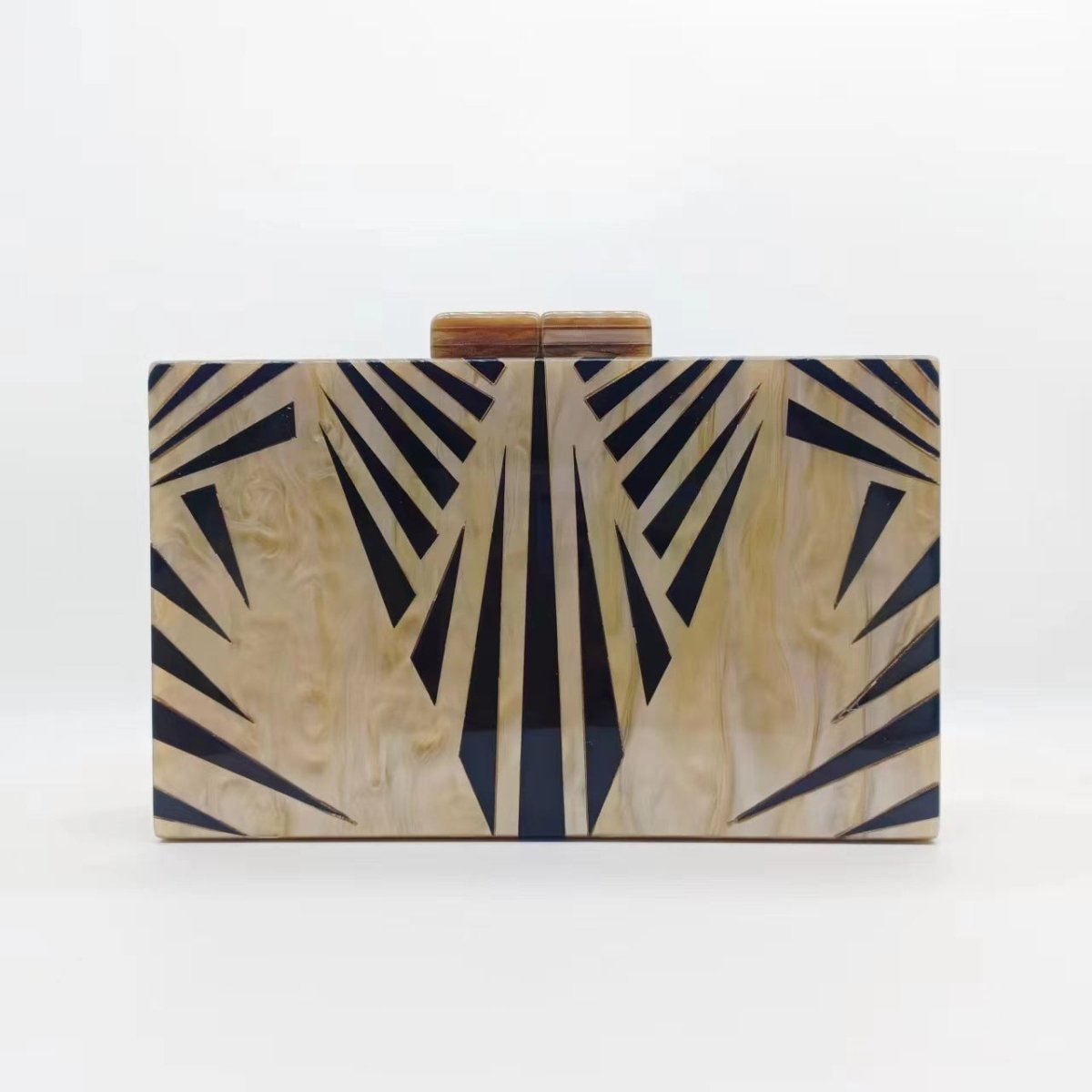 etro Zebra Pattern Dinner Bag  Acrylic Shoulder Chain Clutch for Women(MAC255)