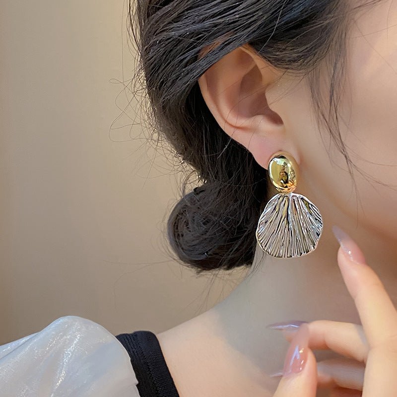 Everyday Chic Artisan Texture Drop Earrings (MAC323)
