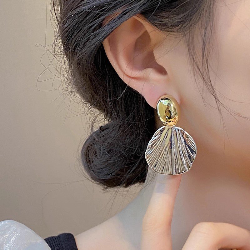 Everyday Chic Artisan Texture Drop Earrings (MAC323)
