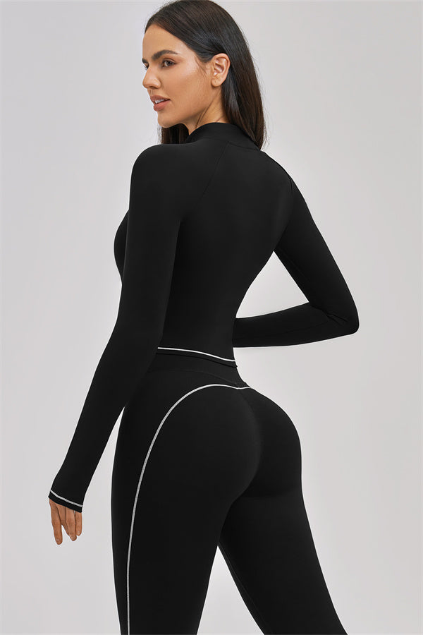 The Unbound Jacket Crop Top Leggings 3-Piece Set