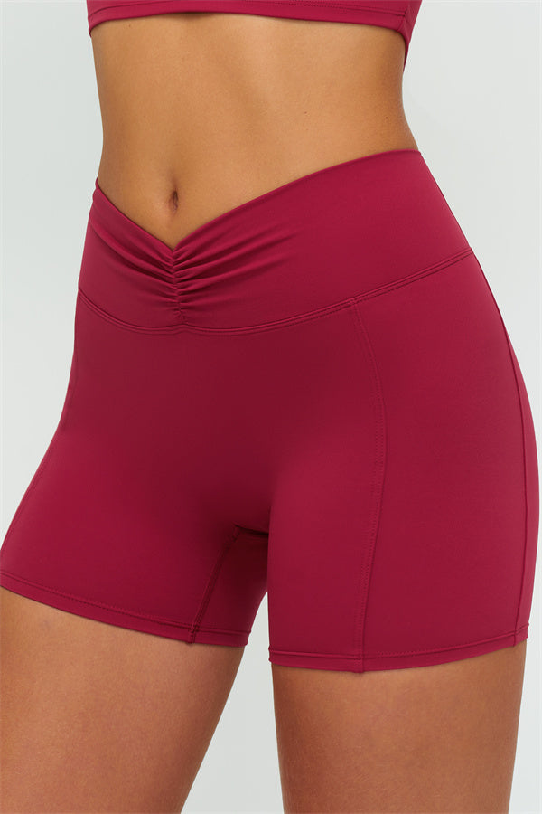 The Lushness V-Back Sports Bra Shorts 2-Piece Set