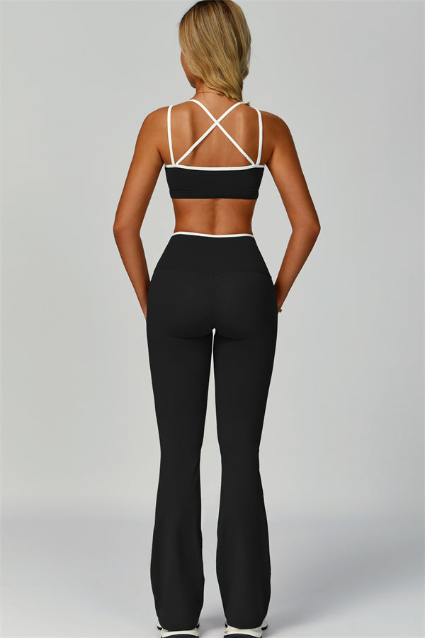 The Quest Sports Bra Flared Leggings 2-Piece Set