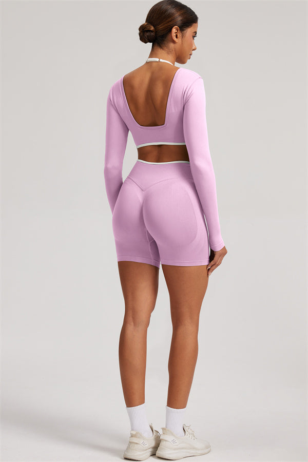 The Elevate New Long Sleeve Crop top