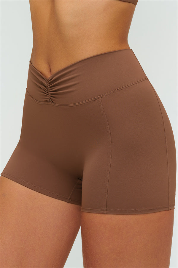 The Lushness Y-Back Sports Bra Shorts 2-Piece Set