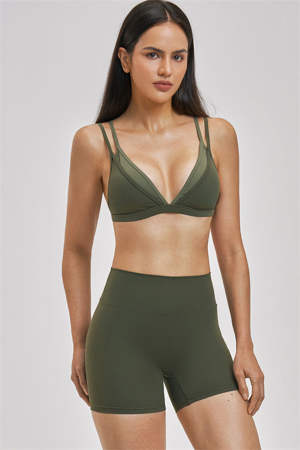 The Seraphine Layered V Sports Bra
