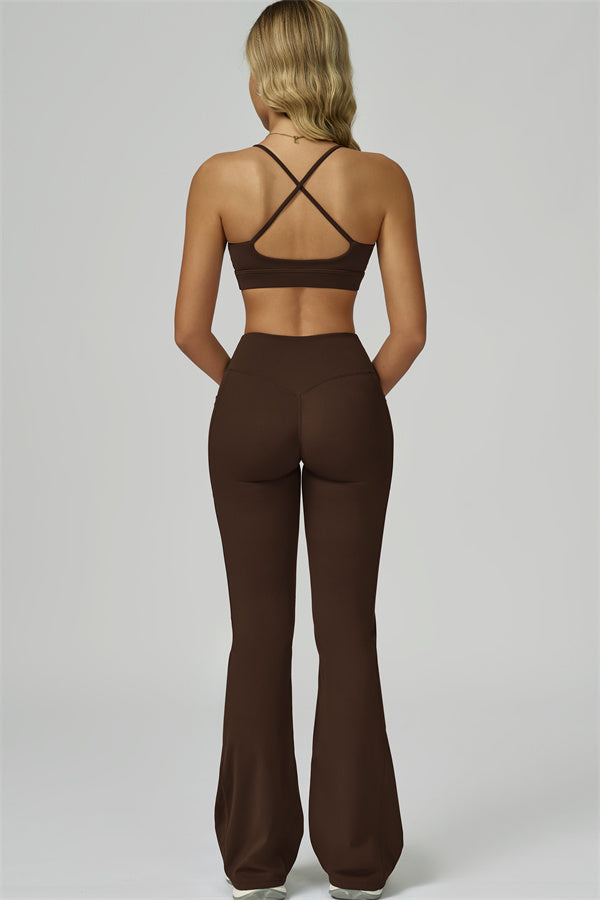 The Flourish Sports Bra Flared Leggings 2-Piece Set