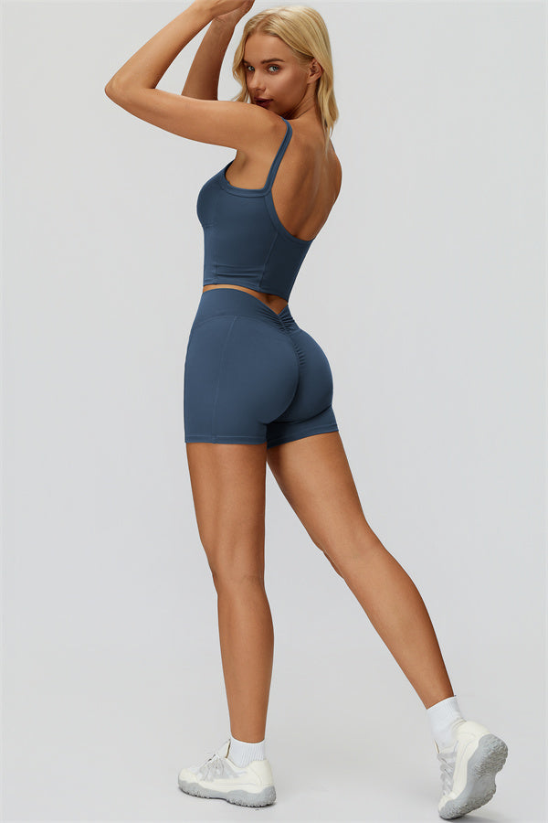 The Fyra Crop Tank Shorts 2-Piece Set