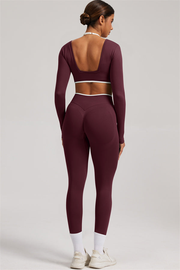 The Elevate Long Sleeve Crop top