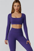 The Reign Long Sleeve Crop Top Leggings 2-Piece Set