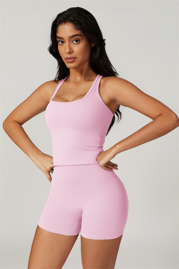 The Dynamic Crop Top Shorts 2-Piece Set