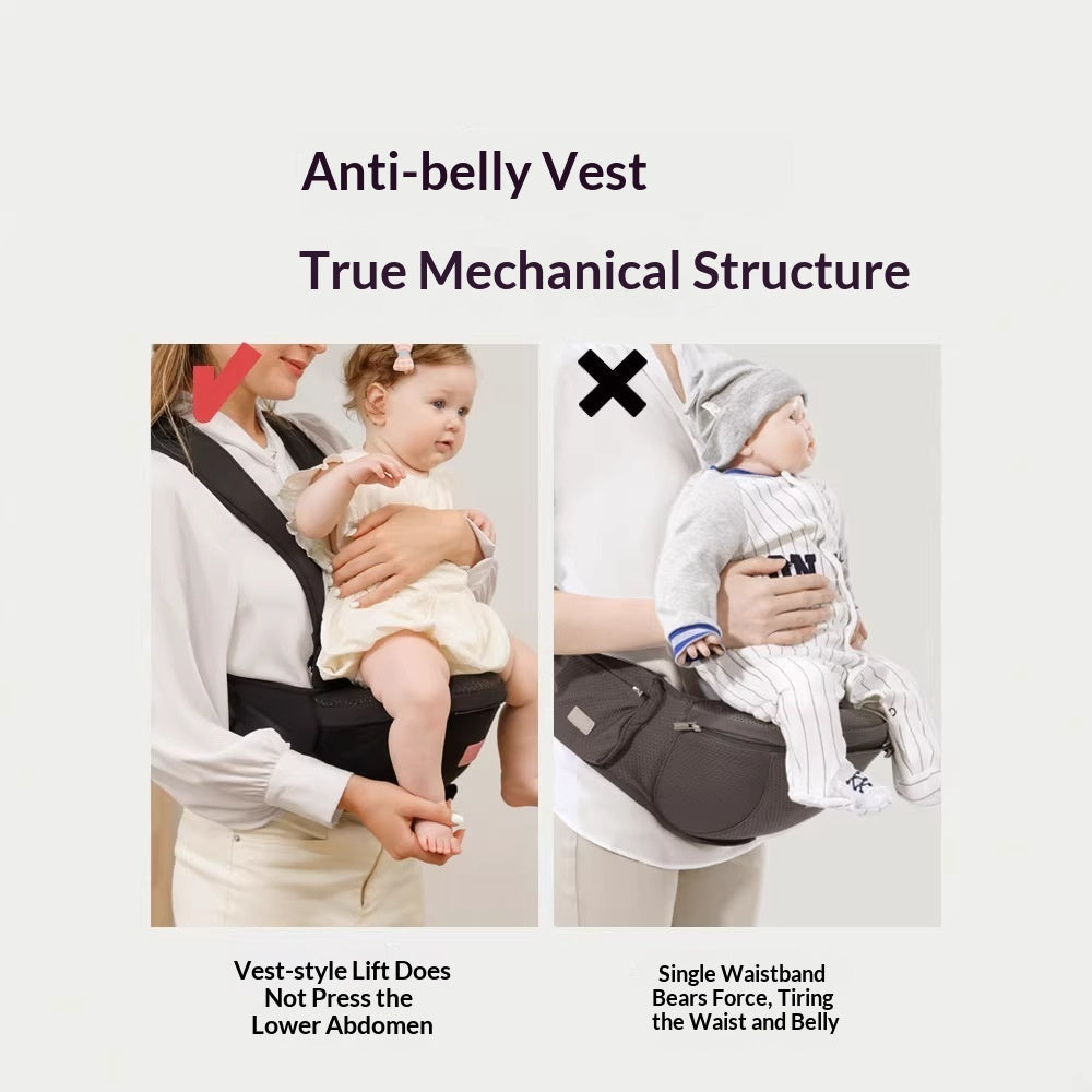 Lightweight Baby Carrier And Waist Stool
