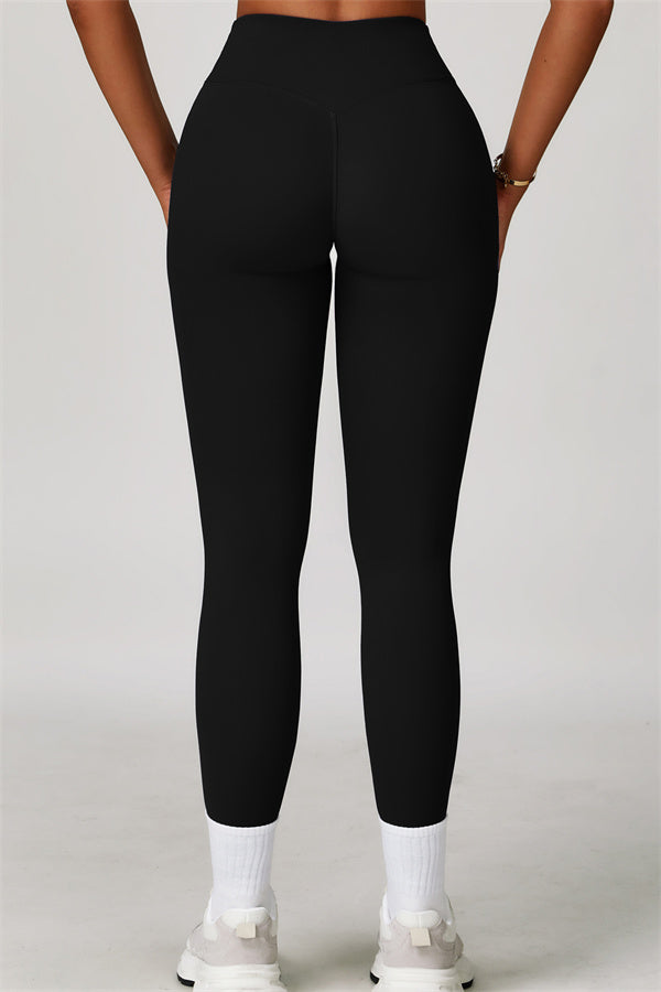 The Lavish Long Sleeve Cut-out Crop Top Leggings 2-Piece Set
