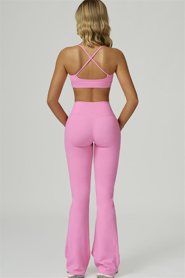 The Flourish Sports Bra Flared Leggings 2-Piece Set