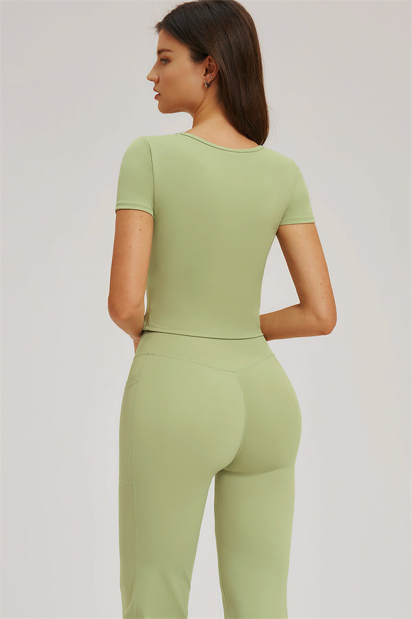 The Sizzle T-shirt Flared Leggings 2-Piece Set